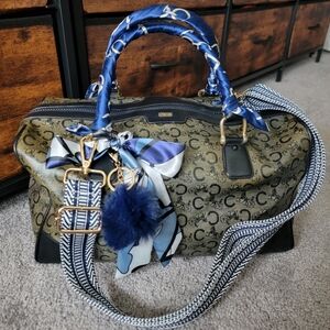 Authentic Classic Vintage Celine bag blue